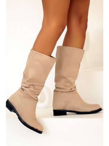 Gerois Stiefel in Creme