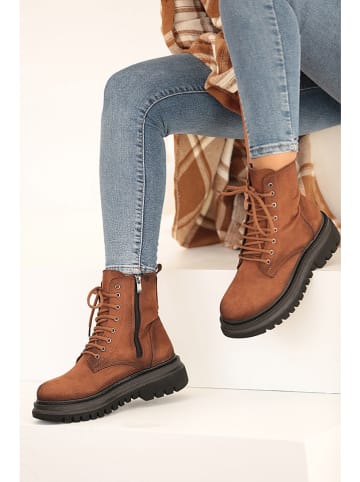 Gerois Boots in Hellbraun