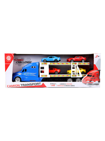 Turbo Challenge Autotransporter met accessoires - vanaf 3 jaar (verrassingsproduct)