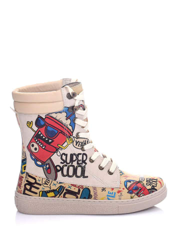 Streetfly Boots beige/meerkleurig