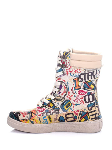 Streetfly Boots beige/meerkleurig