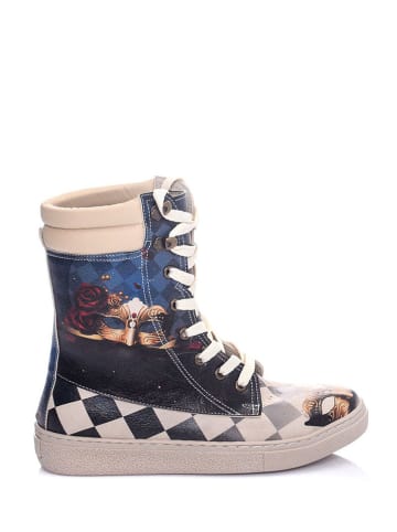 Streetfly Boots donkerblauw/meerkleurig