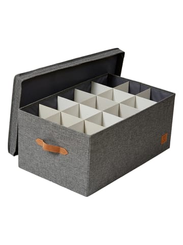 STORE IT Weihnachtskugelbox in Grau - (B)58 x (H)25 x (T)36 cm