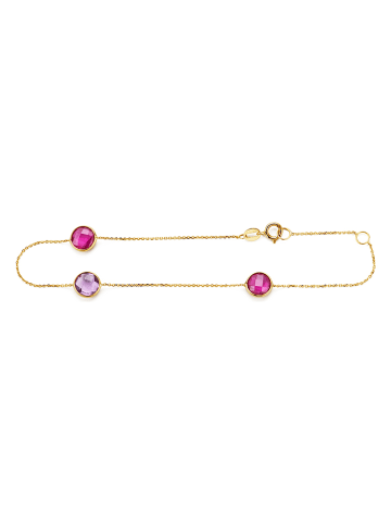 Diamant Exquis Gold-Armkette mit Edelsteinen