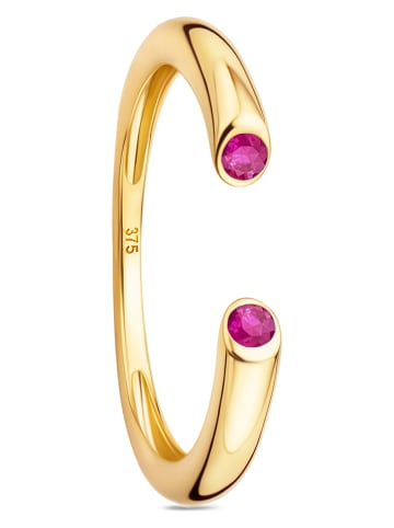 Diamant Exquis Gold-Ring mit Edelstein