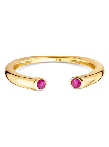 Diamant Exquis Gold-Ring mit Edelstein