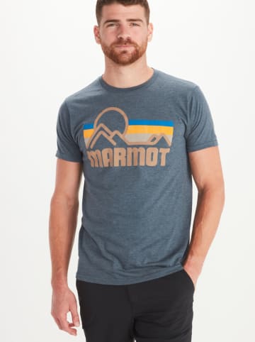 Marmot Koszulka "Marmot Coastal" w kolorze niebieskim