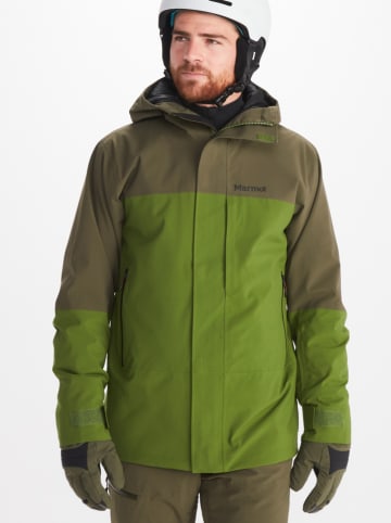 Marmot Kurtka narciarska "Elevation" w kolorze zielono-oliwkowym