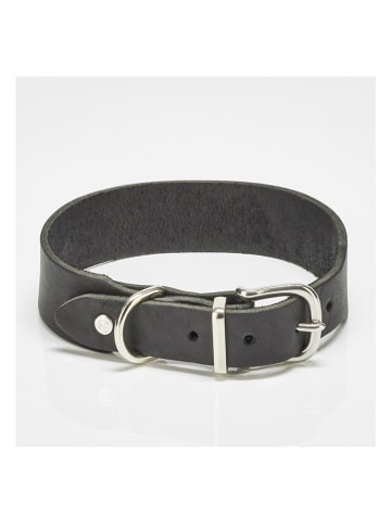 Laboni Leder-Halsband "Giro" in Schwarz