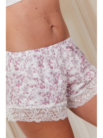 Audace Pyjamashort "Jema" wit/meerkleurig