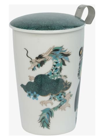 Eigenart Theekop "Teaeve - Little Animals" petrol - 350 ml