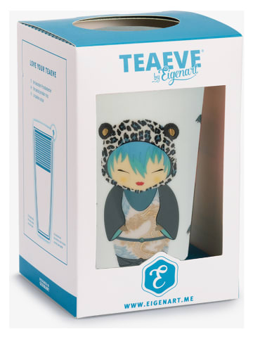 Eigenart Theekop "Teaeve - Little Animals" petrol - 350 ml