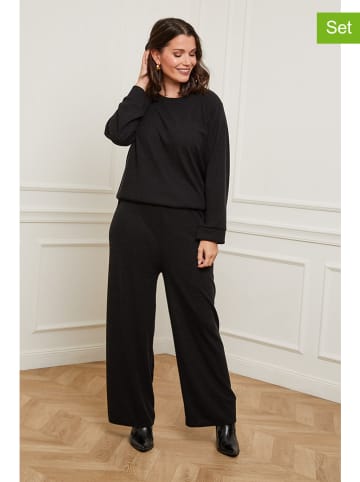 Curvy Lady 2-delige outfit zwart