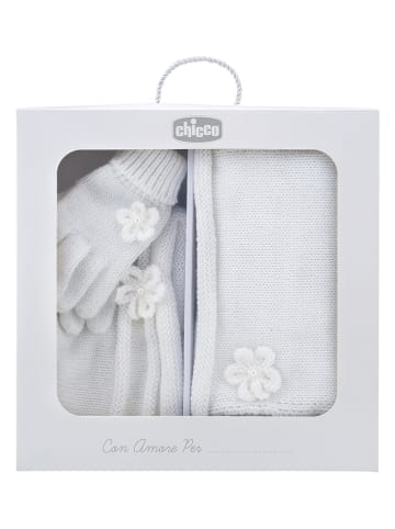 Chicco 3-delige winteraccessoireset wit