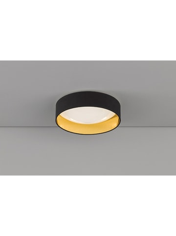 FISCHER & HONSEL Lampa sufitowa LED "Sete" w kolorze czarnym - Ø 40 cm