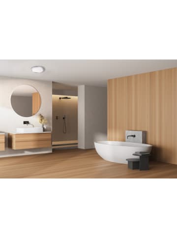 FISCHER & HONSEL Lampa sufitowa LED "Gotland" w kolorze białym - Ø 17 cm