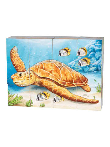 Goki 12tlg. Würfelpuzzle "Australische Tiere" - ab 3 Jahren