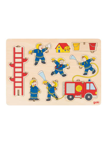 Goki 8tlg. Aufstellpuzzle "Feuerwehr" - ab 2 Jahren