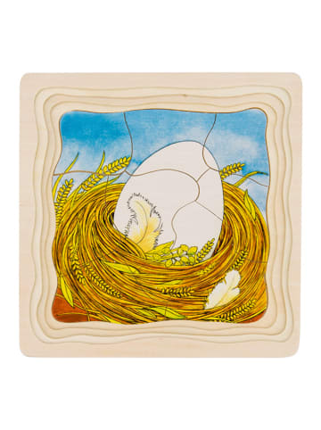 Goki 44-delige lagenpuzzel "De kip" - vanaf 3 jaar