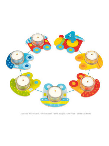Goki Geburtstagszug in Bunt - (L)72 cm