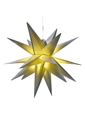 AMARE LED-Dekoleuchte in Grau/ Gelb - Ø 100 cm