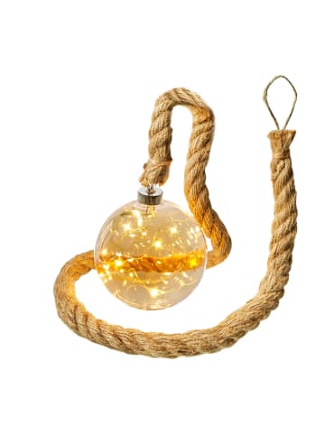 AMARE Dekoracja LED w kolorze złoto-brązowym - Ø 10 cm