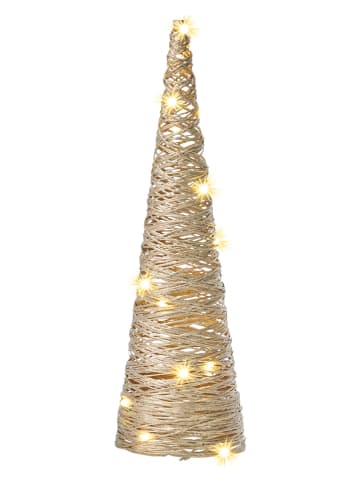 AMARE LED-Pyramide in Gold - (H)40 cm