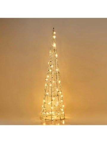 AMARE LED-Pyramide in Gold - (H)60 cm
