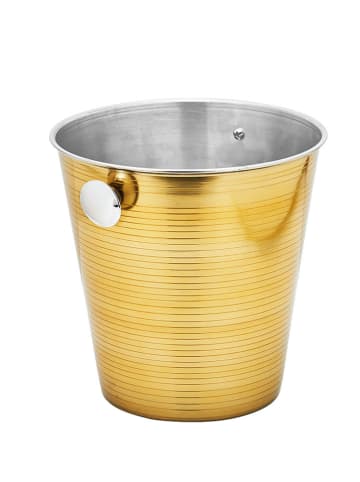 AMARE Schładzacz w kolorze złotym do szampana - wys. 22,5 x Ø 21 cm