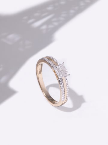 DIAMOND & CO Gold-Ring mit Diamanten