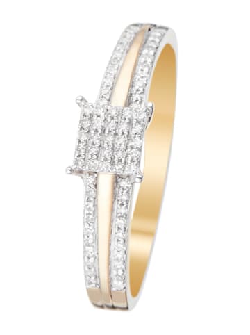 DIAMOND & CO Złoty pierścionek z diamentami