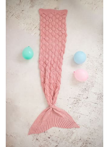 Crochetts Beindecke "Meerjungfrau" in Pink