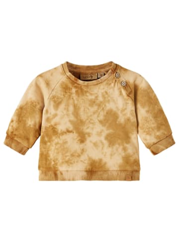 Lil Atelier Sweatshirt "Ralf" in Gelb/ Hellbraun