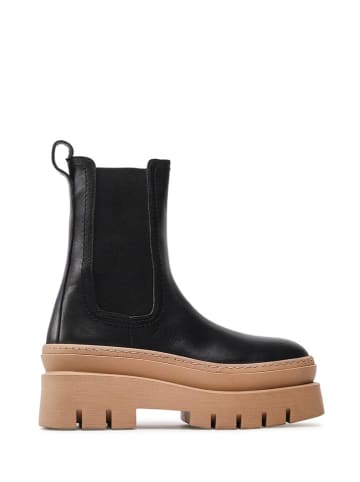 Badura Leren chelseaboots zwart