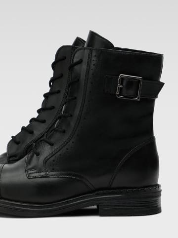 Lasocki Leder-Boots in Schwarz