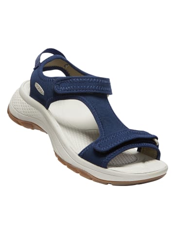 Keen Leren sandalen "Astoria West T-Strap" donkerblauw