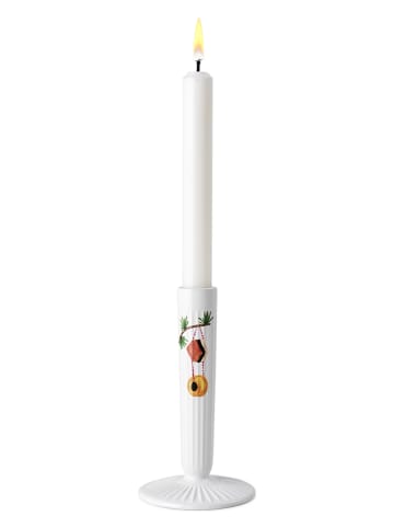 Kähler Kerzenständer "Hammershøi" in Weiß - (H)16 x Ø 9,5 cm