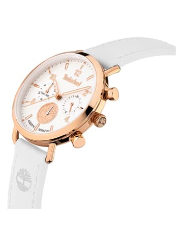 Timberland watches Zegarek kwarcowy "Rockrimmon" w kolorze różowozłoto-białym