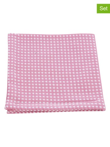 Overbeck and Friends 2er-Set: Geschirrtücher "Elli" in Rosa - (L)35 x (B)35 cm