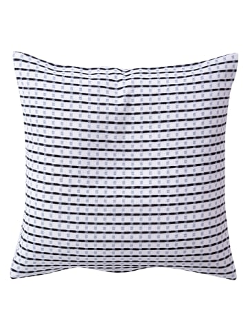 Overbeck and Friends Kussenhoes "Ella" zwart/grijs - (L)40 x (B)40 cm