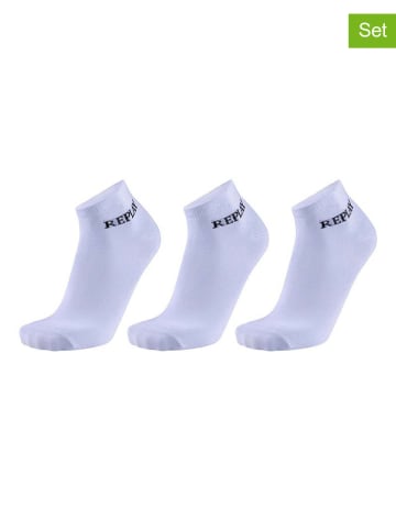 Replay 3er-Set: Socken in Weiß