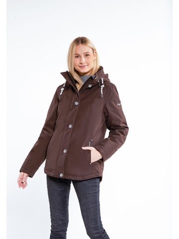Schmuddelwedda Regenjacke in Dunkelbraun