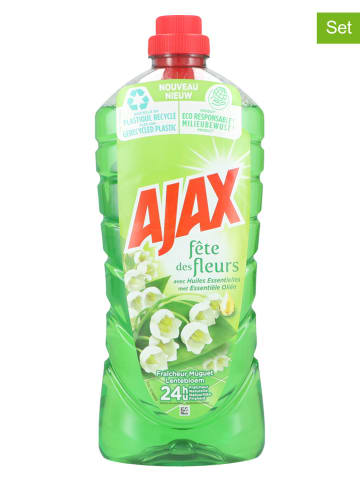 Ajax 6er-Set: Allzweckreiniger "White Flower", 6x 1,25 l