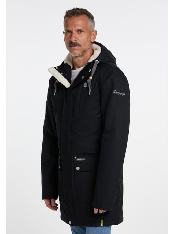 Schmuddelwedda Parka w kolorze czarnym