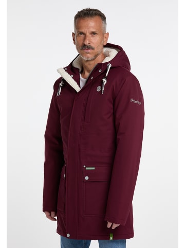 Schmuddelwedda Parka w kolorze czerwonym