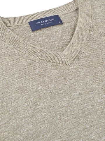 PROFUOMO Sweter w kolorze jasnozielonym