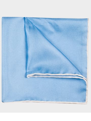PROFUOMO Seiden-Tuch in Hellblau- (B)32 x (L)32 cm
