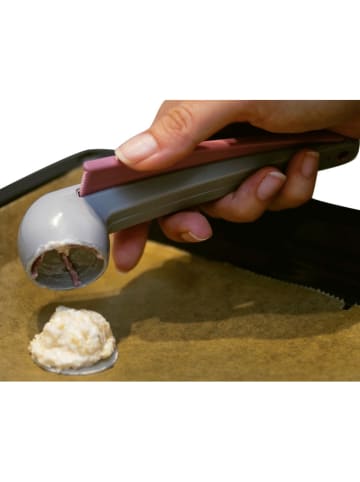 Zenker 2-delige set: mini-makronenmakers "Candy" grijs - (L)16 x Ø 3 cm
