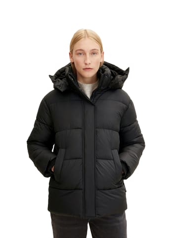 Tom Tailor Winterjacke in Schwarz