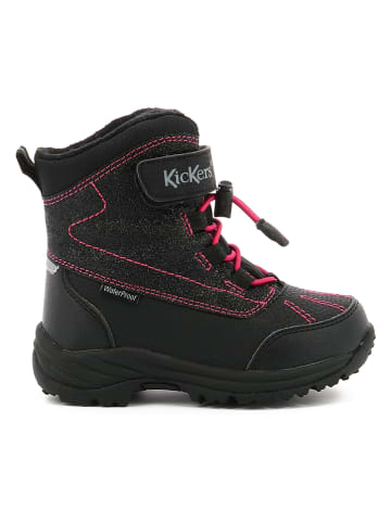 Kickers Boots "Jump WPF" zwart/roze